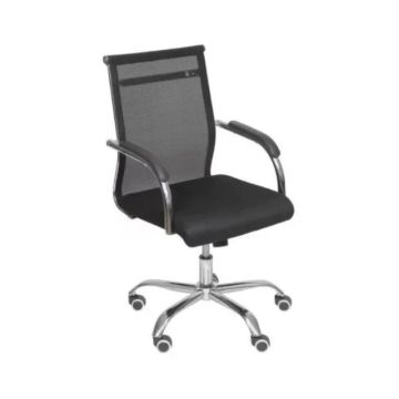 Cadeira Diretor Tela Mesh Dubai Giratória Cromada Conforto Ergonômico Modelo 31020