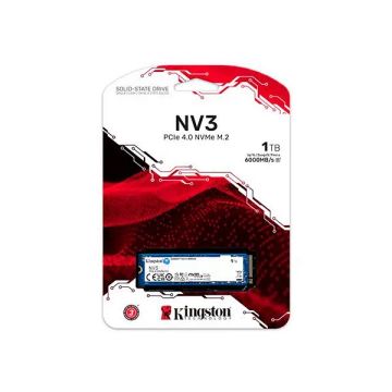 SSD Kingston NV3 PCIe 4.0 NVMe M.2 1TB - 6000MB/s