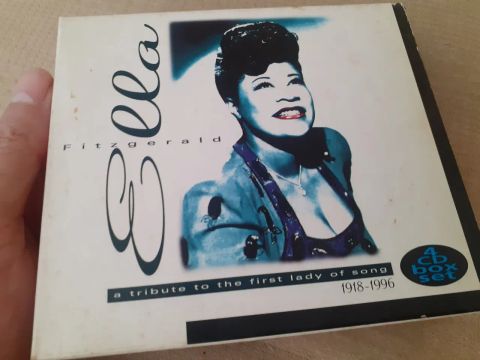 BOX SET 4 CDS ELLA FITZGERALD JAZZ IMPORTADO CD