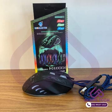 Mouse Game Com Iluminação RGB 6000Dpi
