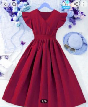 Vestido vermelho Shein 16