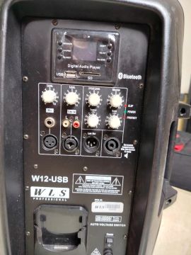 Caixa de Som Amplificada WLS W12-USB