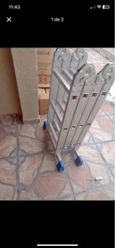 Escada Telescópica de Alumínio 4M