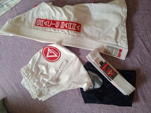 Kimono infantil jiu-jitsu completo Grace Barra 