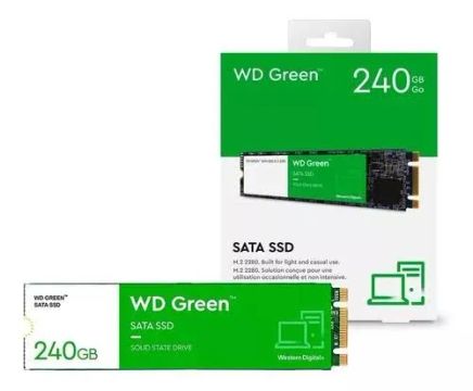 SSD M.2 WD Green 240GB SATA - Novo