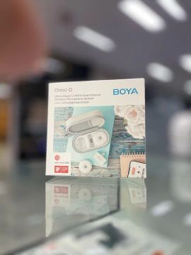 Microfone de lapela boya Omic-D