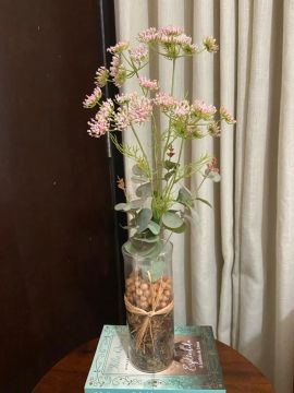Vaso com arranjo