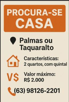 procura-se casa pra alugar!!!