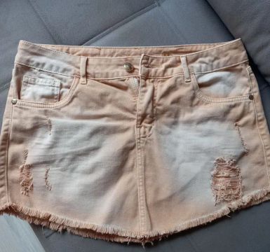 Saias jeans, valor unitário.
