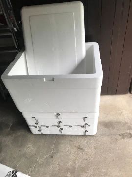 Caixa de Isopor 120 litros 