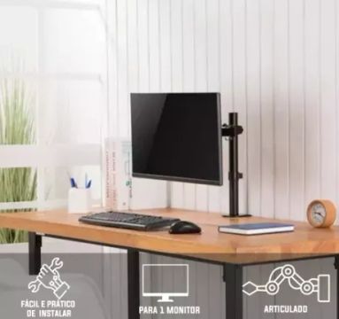 Suporte Universal Para Monitor Com Braço Oscilante 