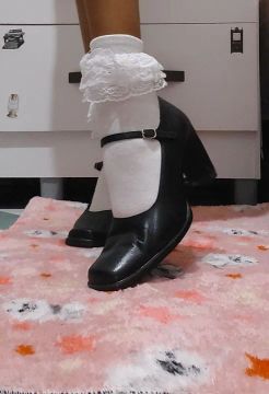 Salto Boneca Couro N° 35