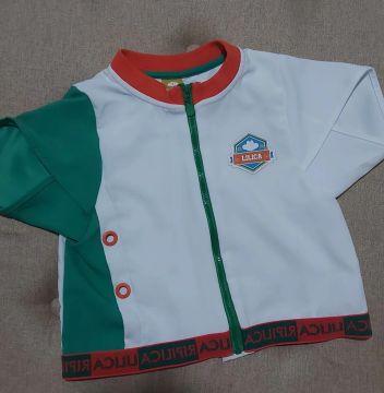 Blusa Lilica Ripilica - Verde e Branca - Tamanho 5-6 anos