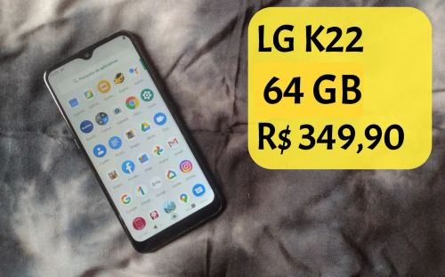 LG K22 64GB -R$ 349,90