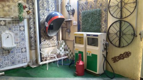 Bomba de Posto de Combustível antiga