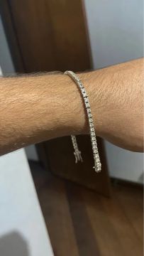 Pulseira de prata 925 riviera 