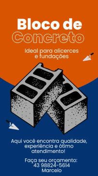 Blocos de concreto 