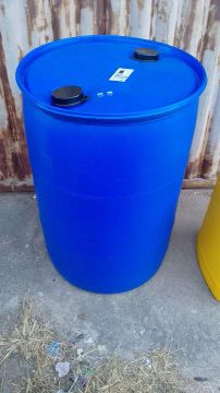 Tambor de plástico azul 200 litros