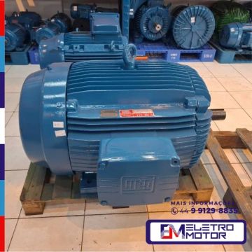 Motor elétrico 125cv 4 polos 1700rpm 4 tensões weg