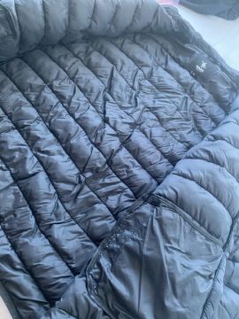 Casaco de inverno masculino preto