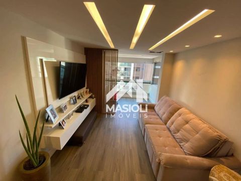 Apartamento com 3 dormitórios para alugar, 120 m² por R$ 8.000,02/mês - Praia da Costa - V