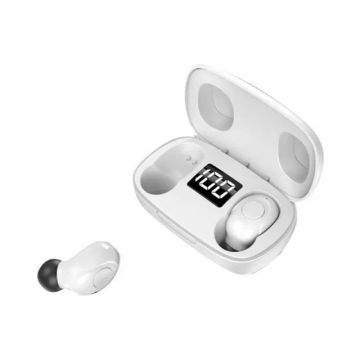 Fone De Ouvido Sem Fio Bluetooth Branco - TWS S9