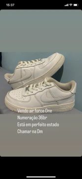 Air force one branco novo 