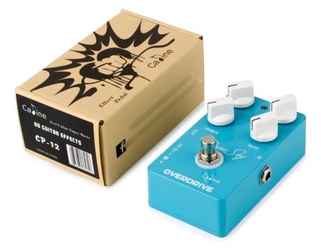 Pedal Caline Pure Sky Overdrive Guitarra Cor Azul