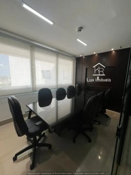 Cristal Tower / 2 salas unificadas com 75m2 / mobiliada / 2 vagas de garagem