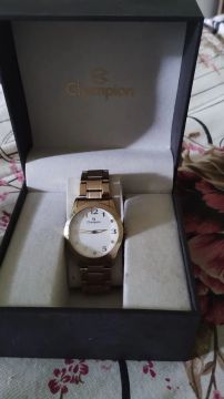 Relógio Champion Dourado Feminino