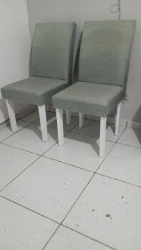 Par de Cadeiras MDF - Estofadas e Modernas