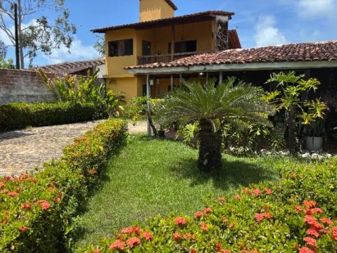 Casa em Condomínio Fechado na Barra de Santo Antônio - 5 Quartos - 3 suítes - Piscina 