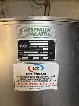 Resfriador  de Leite Westfalia CVS 700