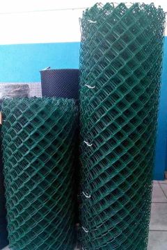 Tela Alambrado Revestida em PVC na cor verde / Alambrado Revestido / Tela Revestida em PVC