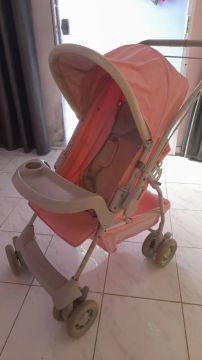 Carrinho de Bebê Rosa