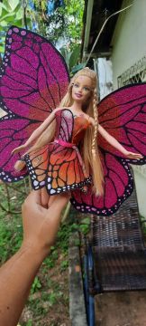 Barbie butterfly do segundo filme customizada 