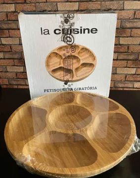 Petisqueira Giratória - Linha Bambu