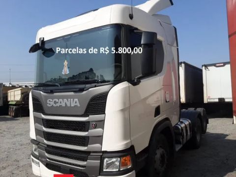 Scania R450 2023 Cavalo Mecânico c/ Entrada mais Parcelas c/ Transferência de Divida