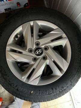 Rodas Originais Creta 2025 - 16 polegadas com pneus 205/65 R16