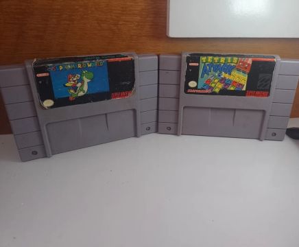 FITA originais - Super Mario World & Tetris Attack