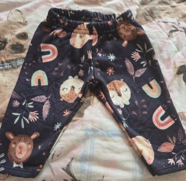 Calças Legging Bebê RN ao P