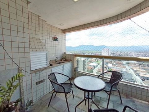Duplex para venda com 159 metros quadrados com 2 Suites em Tupi - Praia Grande - SP