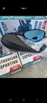 Retrovisor Esportivo Moto KRM Premium