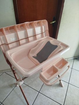 Banheira para bebê com trocador