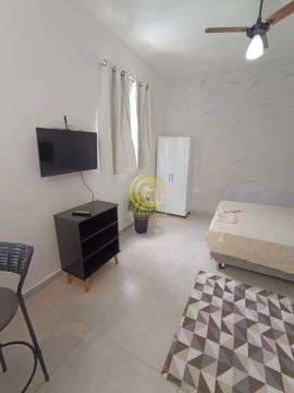 KITNET MOBILIADA PARA LOCAÇÃO - COM PISCINA E ACADEMIA - BAIRRO DO COLONIA JACAREI