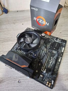 Kit Gamer Ryzen 5 5500 + B450 Aorus M: Desempenho TOP e RGB!