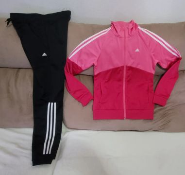 Conjunto Abrigo Adidas ORIGINAL Tam P