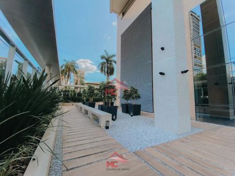 Apartamento moderno em prédio com lazer completo