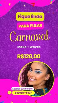 Maquiagem e cabelo 