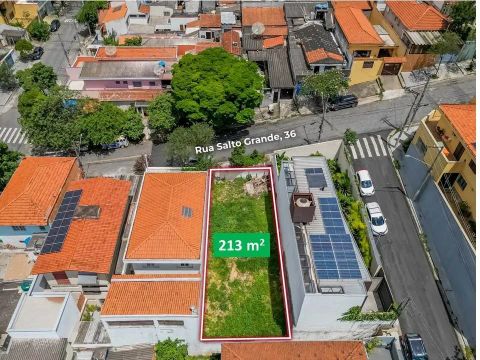 Terreno residencial para venda, 213m²